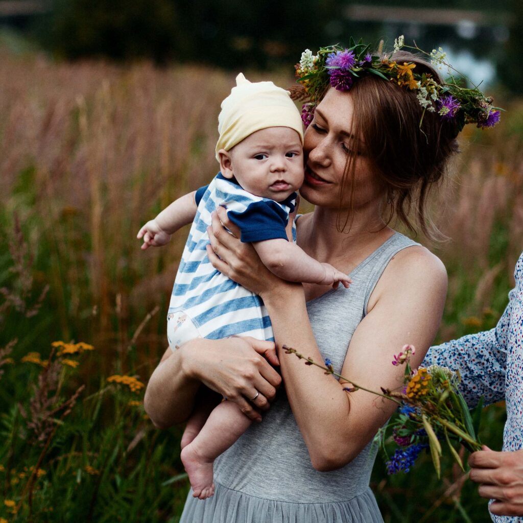 Семейная фотосессия на природе в Москве