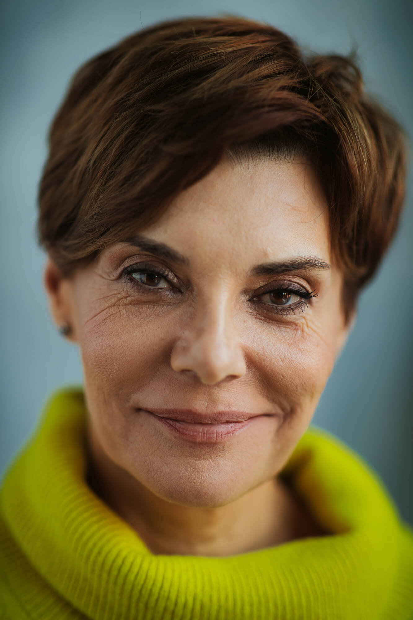 Фотосессия женщины в студии