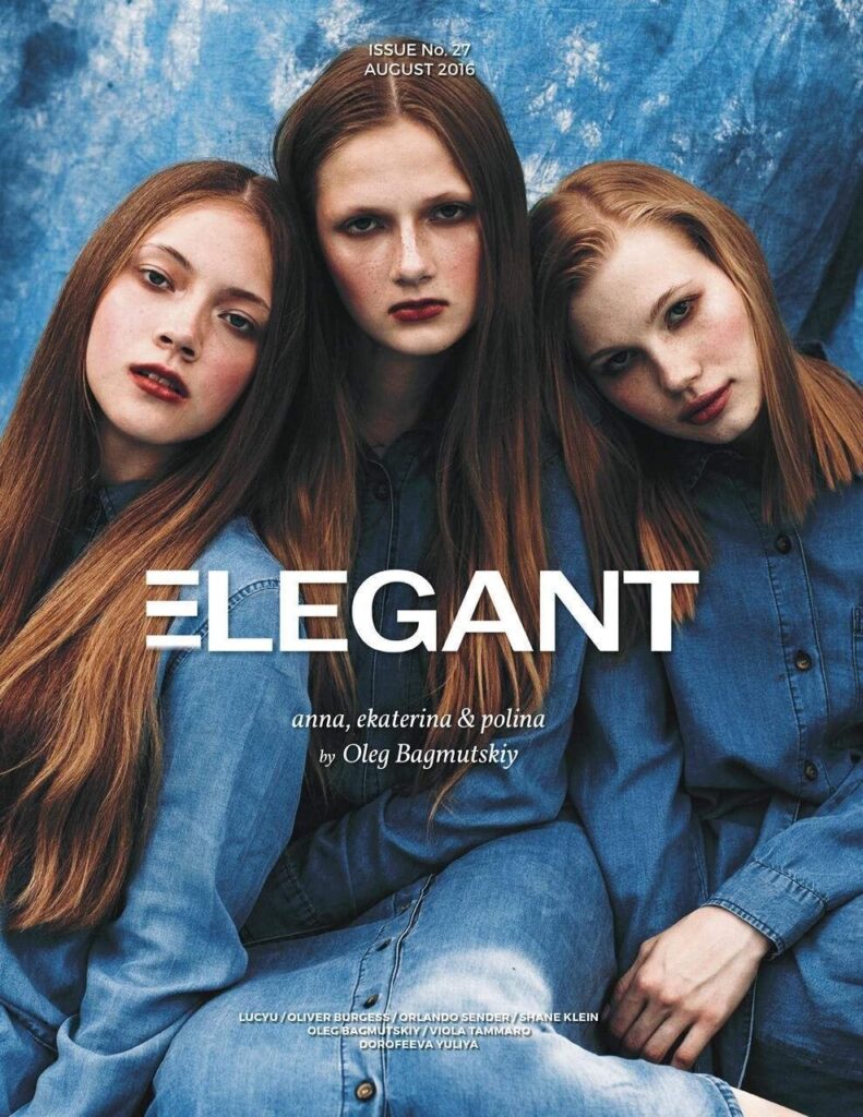 Elegant Magazine Editorial Girls Fashion Photoshoot Oleg Bagmutskiy