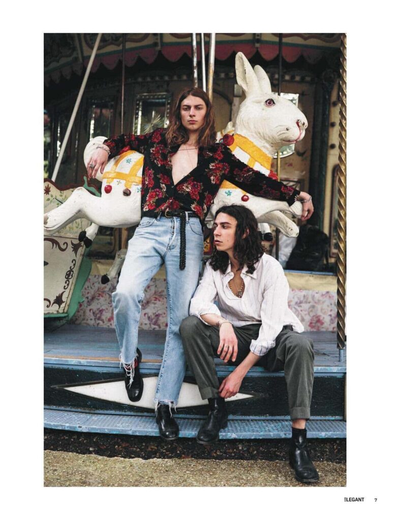 Sereda Brothers Nikita and Taras Gipsy Fashion Editorial Photoshoot Paris 7