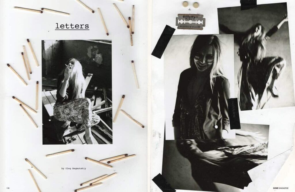 Some Magazine Editorial Oleg Bagmutskiy Letters Fashion Photography 1
