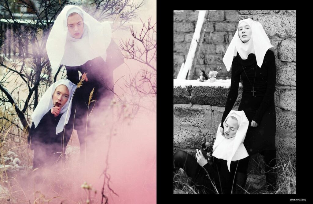 SOME Magazine Oleg Bagmutskiy Editorial Nuns Church 4