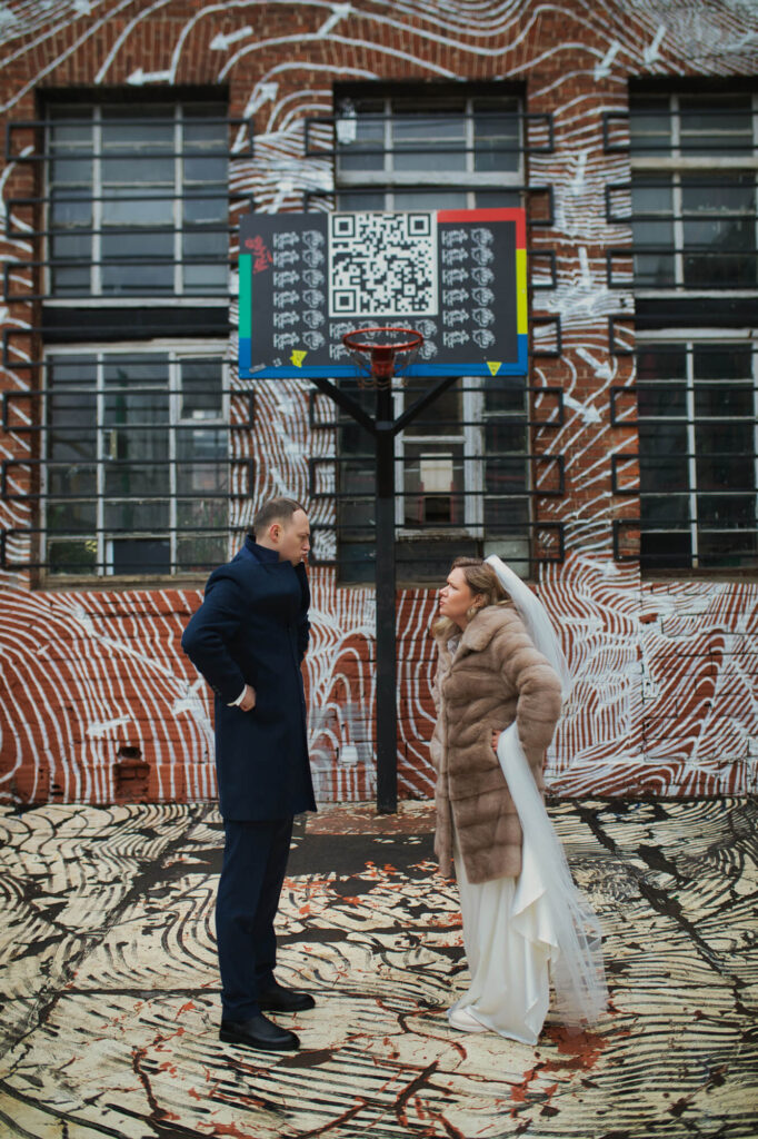 Свадебная фотосессия зимой в Москве