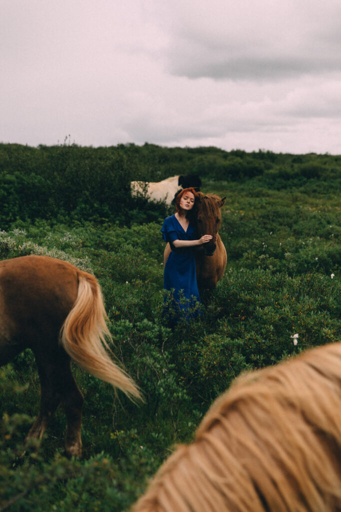 Фотосессия с лошадьми в Исландии