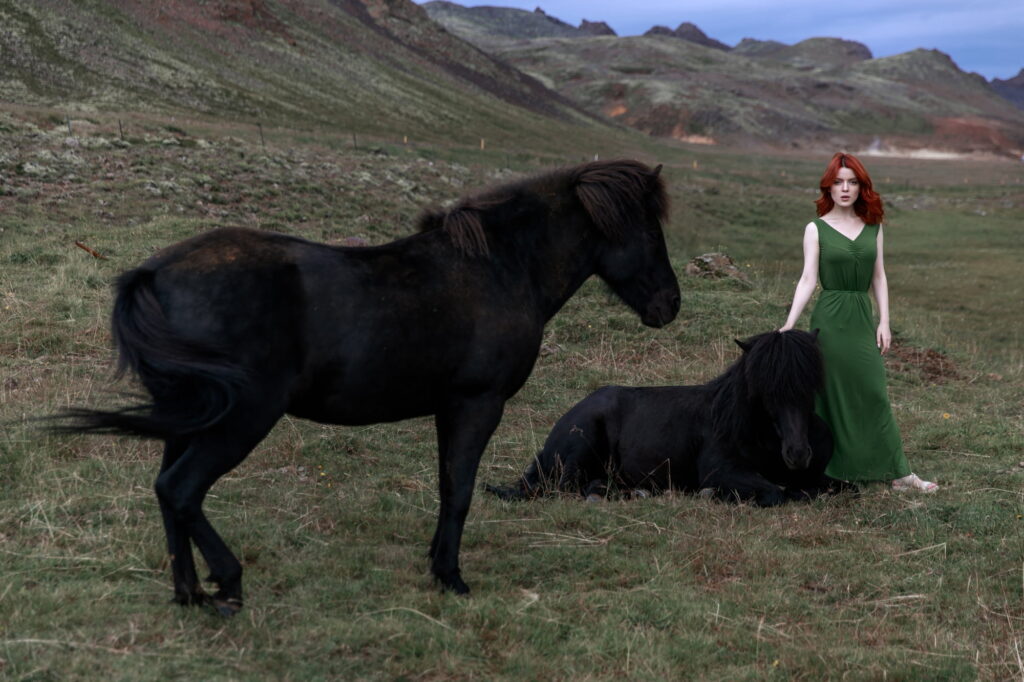 Фотосессия с лошадьми в Исландии