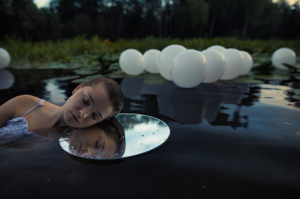 Фотосессия в пруду