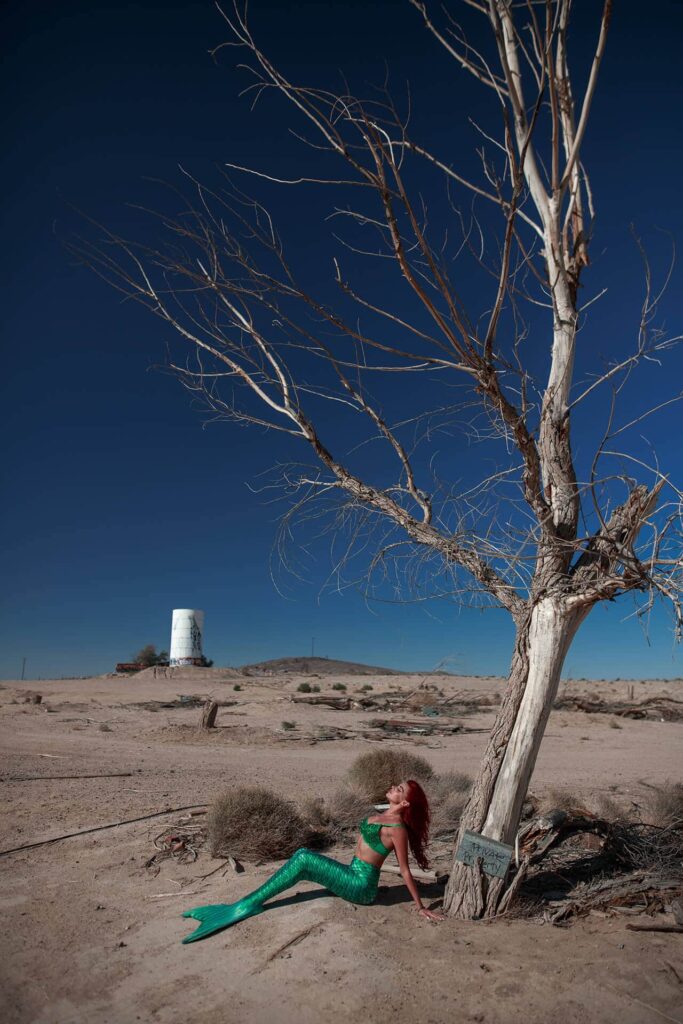 Mermaid Photoshoot LA Mojave Desert California 4